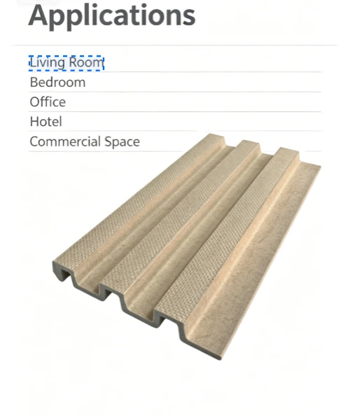 Modern PS Fluted Wall Panel high quality